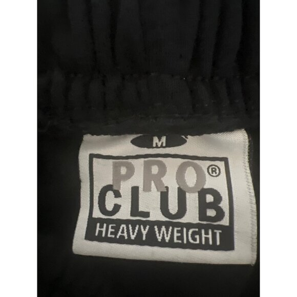 Pro Club Heavyweight Black Cargo Pants M Adjustable Waist & Hem - Picture 4 of 4